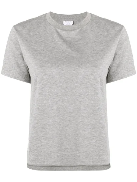 Tricou Thom Browne scurt gri