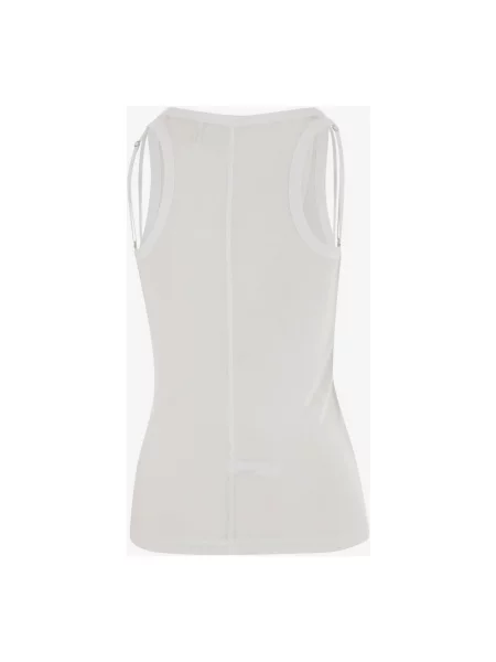 Top Helmut Lang z modalu biały
