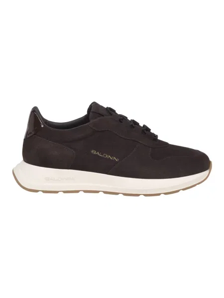 Sneakersy Baldinini zamszowe brązowe