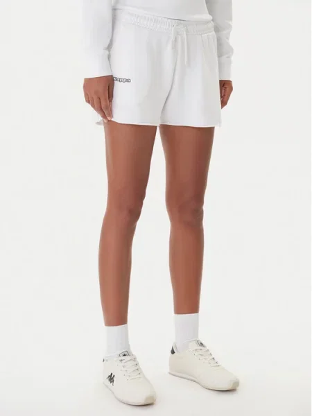 Kappa Pantaloni scurți sport Fefra alb