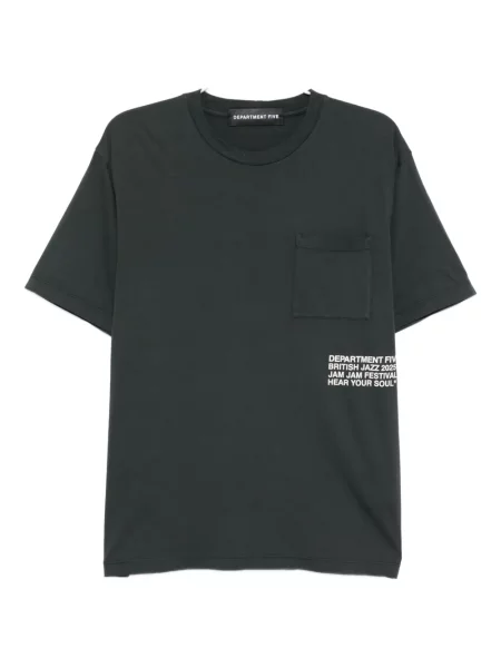 Tricou Department 5 cu imagine gri