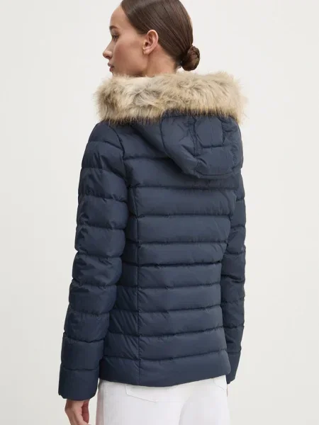 Tommy Jeans kurtka puchowa niebieska