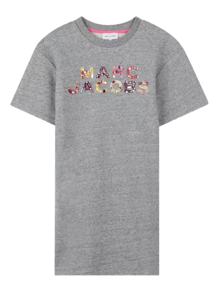 Sukienka koszulowa dziecięca Marc Jacobs szara