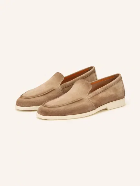 Santoni Pantofle Malibu světle hnědá