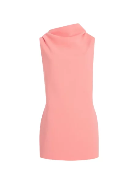 Rochie mini Khaite drapată roz