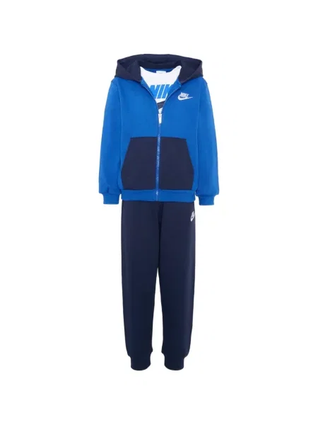 Komplet dresowy dziecięcy Nike niebieski