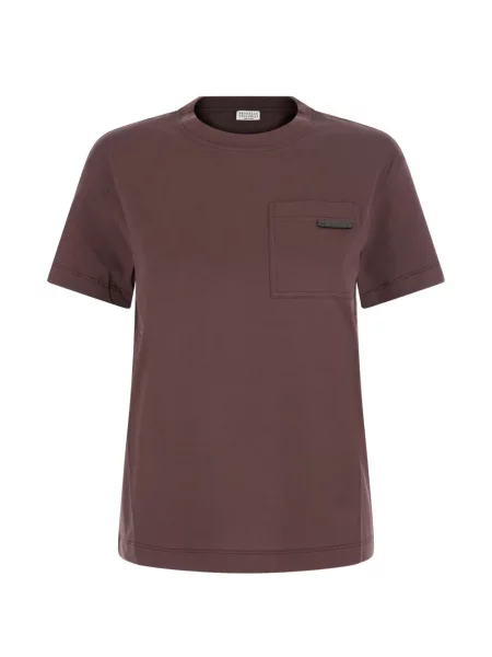 Tricou Brunello Cucinelli maro