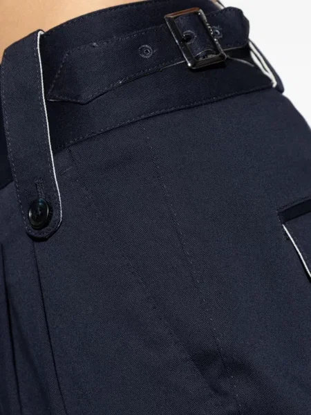 Pantaloni Dolce & Gabbana plisate albastru