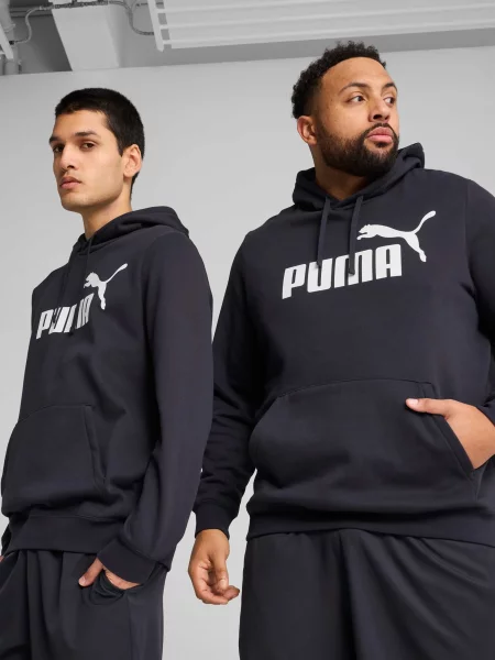Худи Puma с лого синее