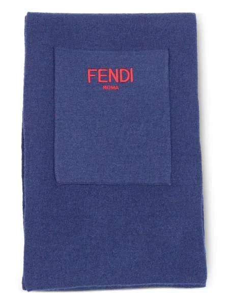 Szal dziecięca Fendi niebieska
