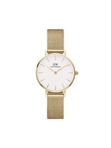 Hodinky Daniel Wellington Petite 28 Evergold biela