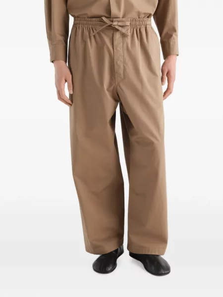 Pantaloni Lemaire din țesătură twill