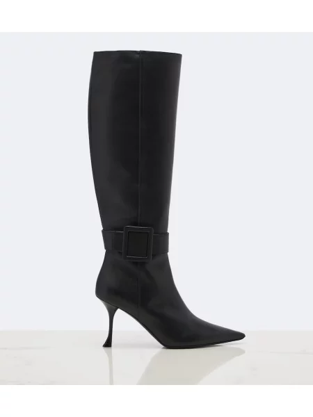 Cizme Roger Vivier din piele negru