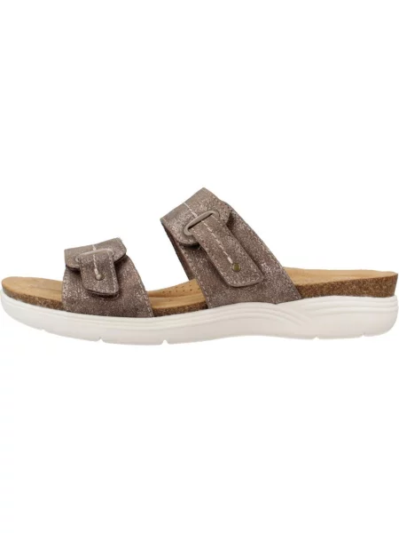 Sandały CLARKS APRIL DUSK Brąz brązowe