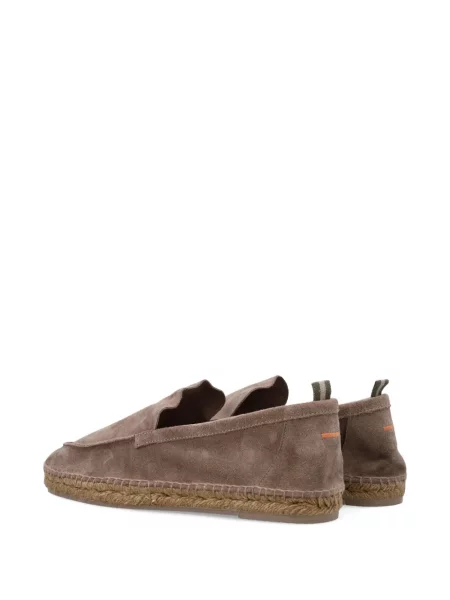 Espadrile Castaner din piele de căprioară maro
