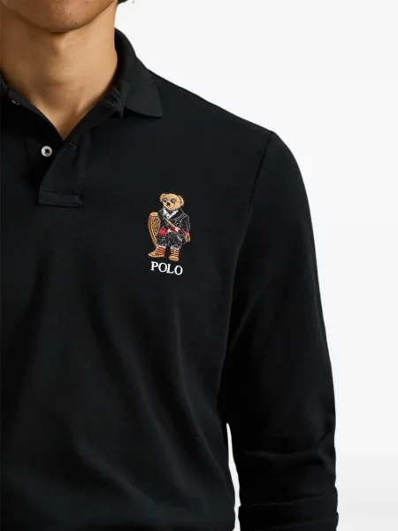 Μικρός κασκέτο Polo Ralph Lauren με χαμηλή μέση υφαίνω διαγωνίως πράσινο