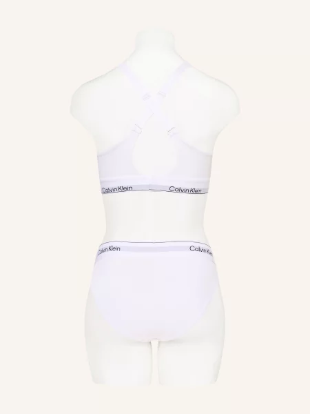Biustonosz Calvin Klein z gorsetem biały