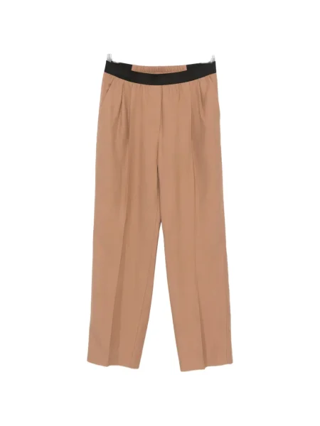 Pantaloni Loulou De Saison plisate maro