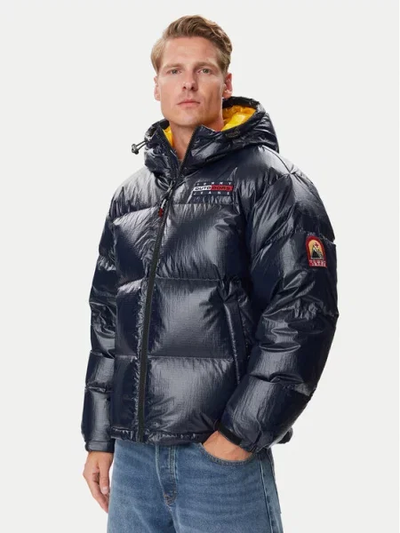 Tommy Jeans Пухено яке Alaska Тъмносин