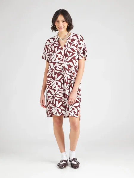 ONLY Rochie de vară ONLSUSI roșu ruginiu alb