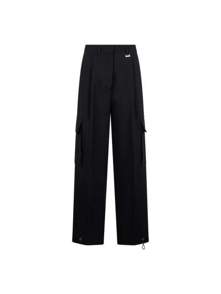 Spodnie cargo Moorer niebieskie