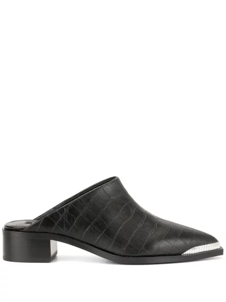 Papuci tip mules Senso negru