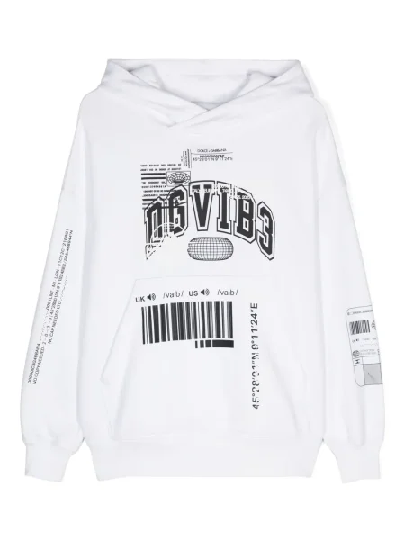 Bluza z kapturem dziecięca Dolce & Gabbana Dgvib3 biała