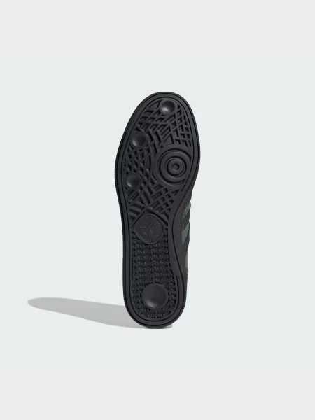 Кожаные кеды Adidas черные
