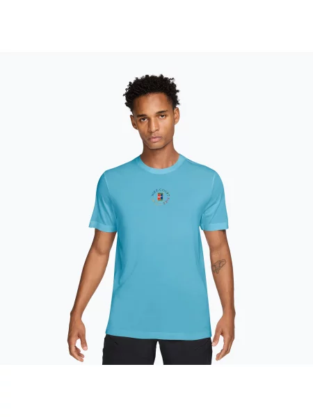 Polo tričko Nike Court Dri-Fit Blue Gaze modré