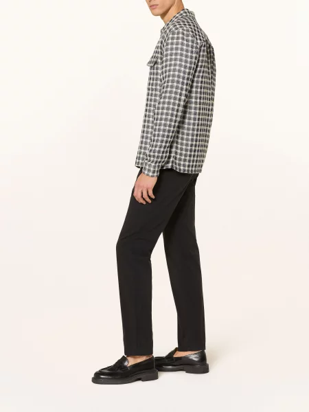 Alberto Chino Kalhoty Lou-Gabardine Regular Fit černá
