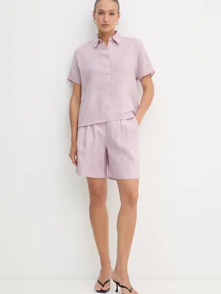 United Colors of Benetton блузка лляна