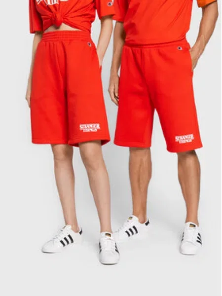 Champion Спортивні шорти Unisex STRANGER THINGS червоний