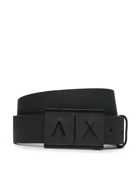 Ремінь Armani Exchange чорний