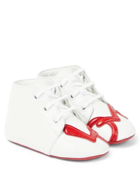 Μποτάκια Christian Louboutin λευκό