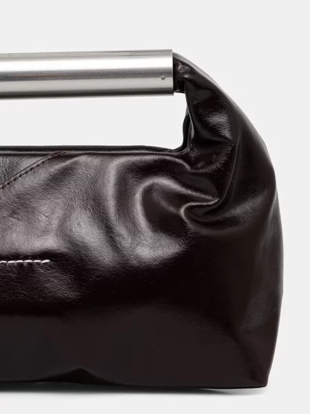 Maison Margiela torebka bagietka skórzana brązowa