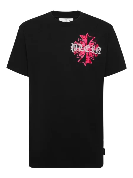 Tricou Philipp Plein cu imagine negru