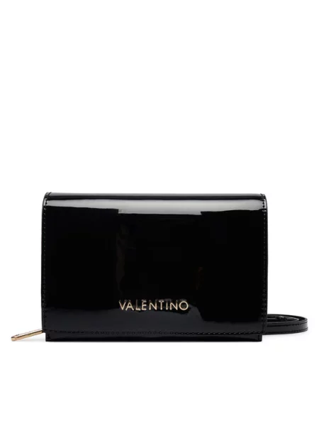 Torba na ramię z aplikacją z logo model ‘EMBER’ Valentino Bags czarna