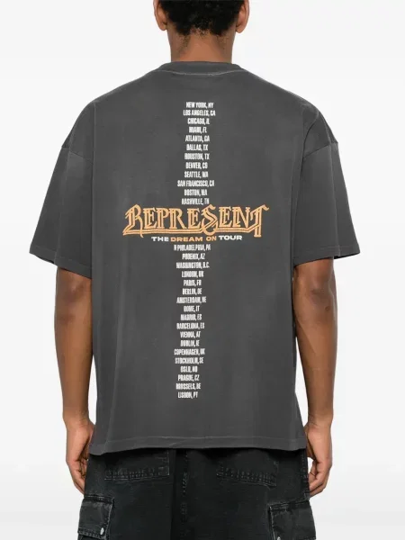 Tricou Represent cu imagine gri