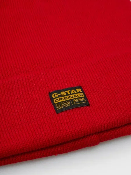 Шапка G-star Raw красная