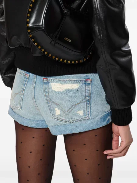 Džínsové šortky Isabel Marant modrá