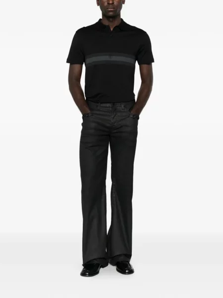 Tricou polo Gucci cu imagine negru