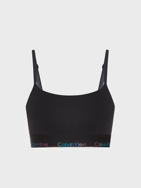Без подкладки бюстгальтер Calvin Klein черный