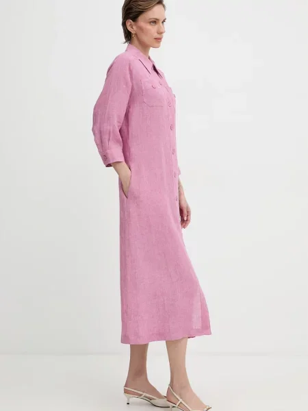 Luisa Spagnoli сукня-сорочка лляна Polesana