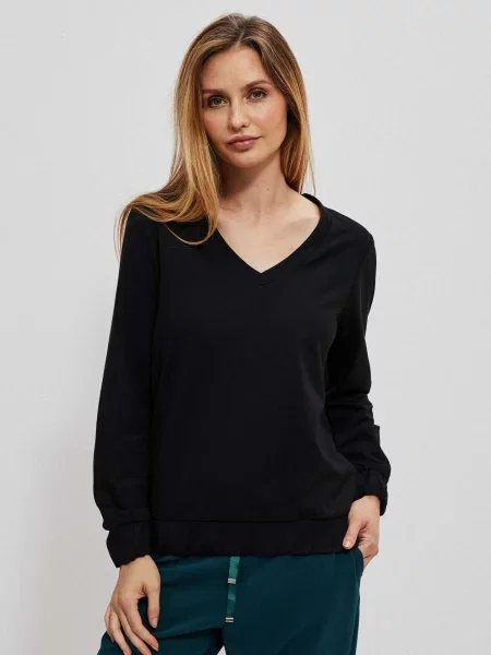 Hanorac cu glugă Marisse negru