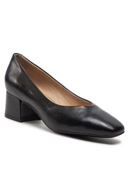 Nizki čevlji Caprice Black Nappa črna