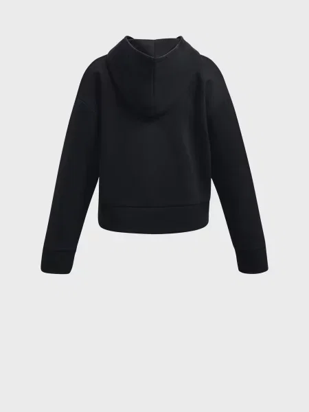 Флисовая укороченная спортивная кофта Under Armour черная