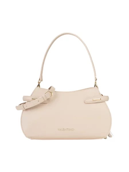 Torba na ramię z detal z logo model NIVALIS RE' Valentino Bags beżowa
