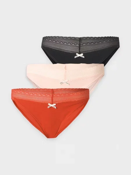 HUGO Slip rosé / roși aprins negru