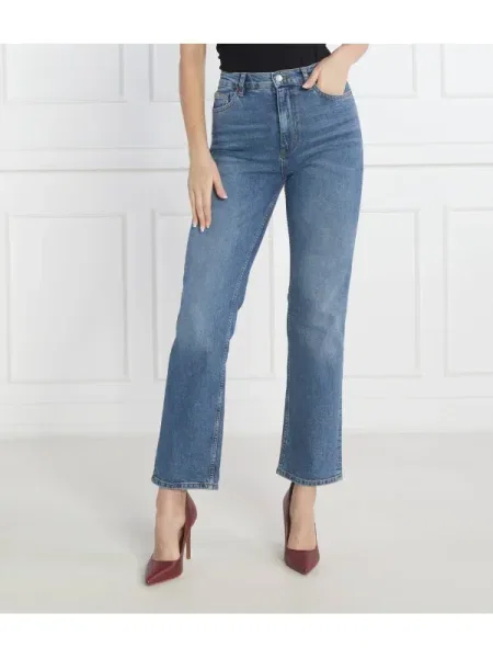 BOSS BLACK Blugi the ADA | Straight fit negru