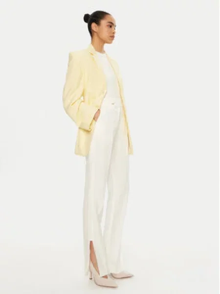 JACQUEMUS Kalhoty z materiálu bílá